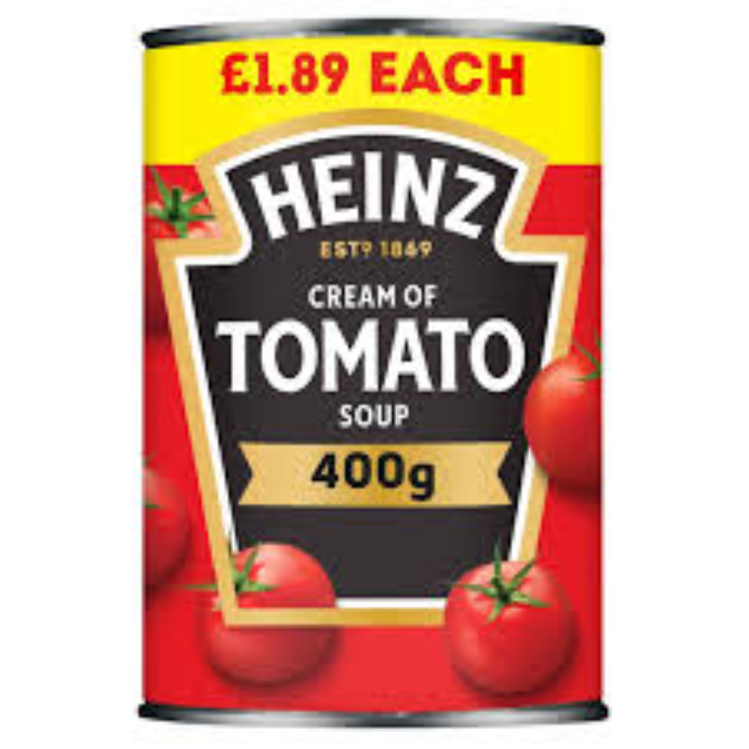 HEINZ CREAM OF TOMATO SOUP 400G